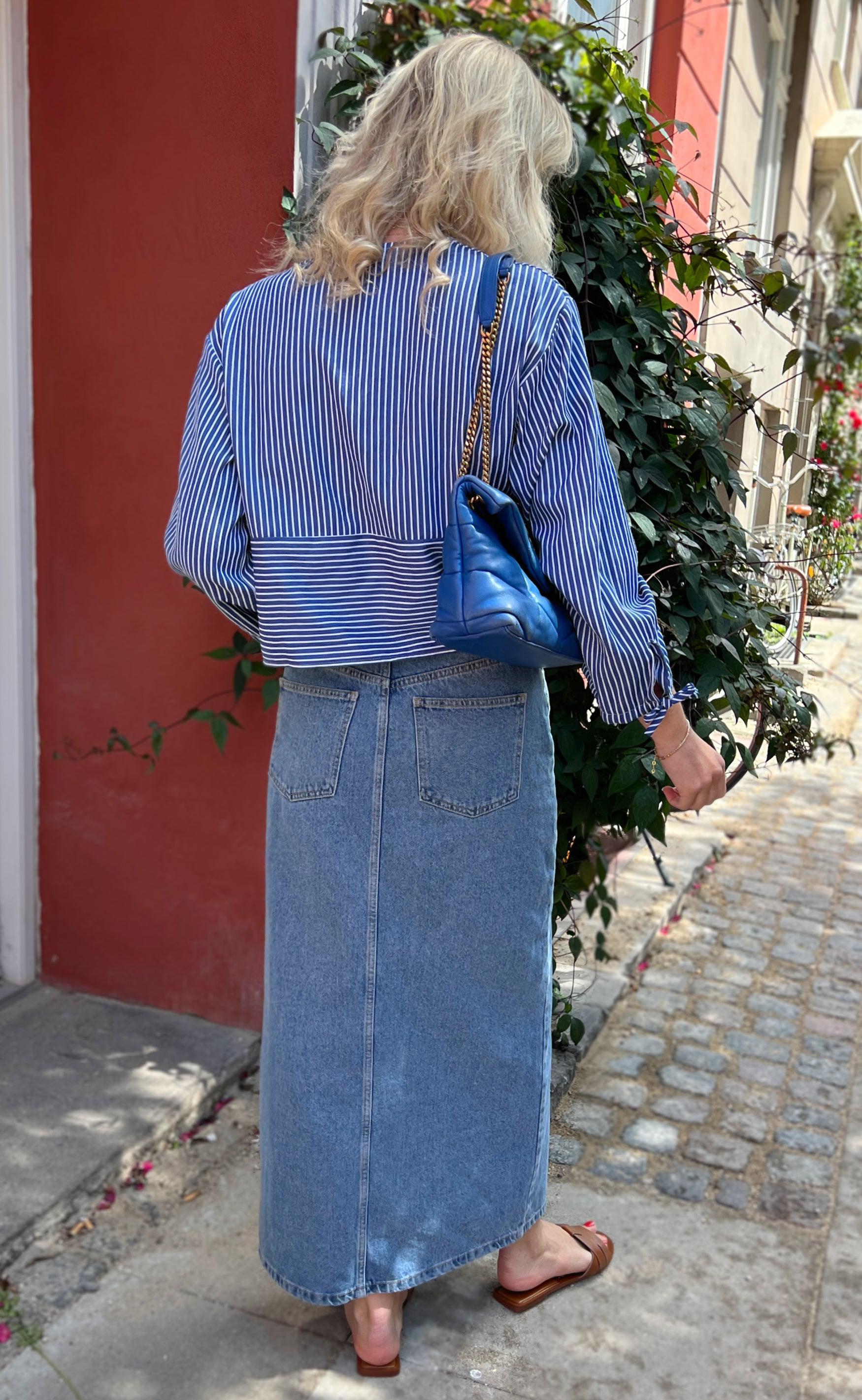 Say INA Copenhagen Nederdel - Daisy Denim - Blue