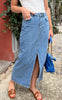 Say INA Copenhagen Nederdel - Daisy Denim - Blue