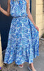 Say INA Copenhagen Nederdel - Hanna - Blue Paisley