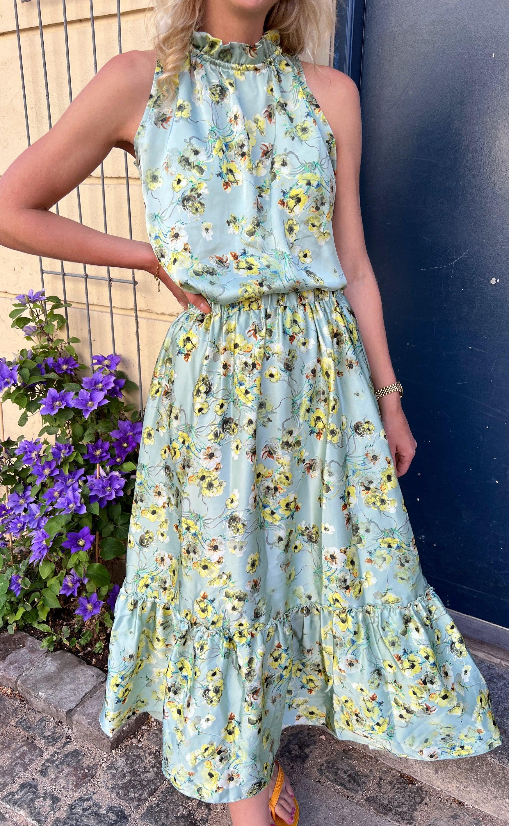 Say INA Copenhagen Nederdel - Hanna - Green Summer
