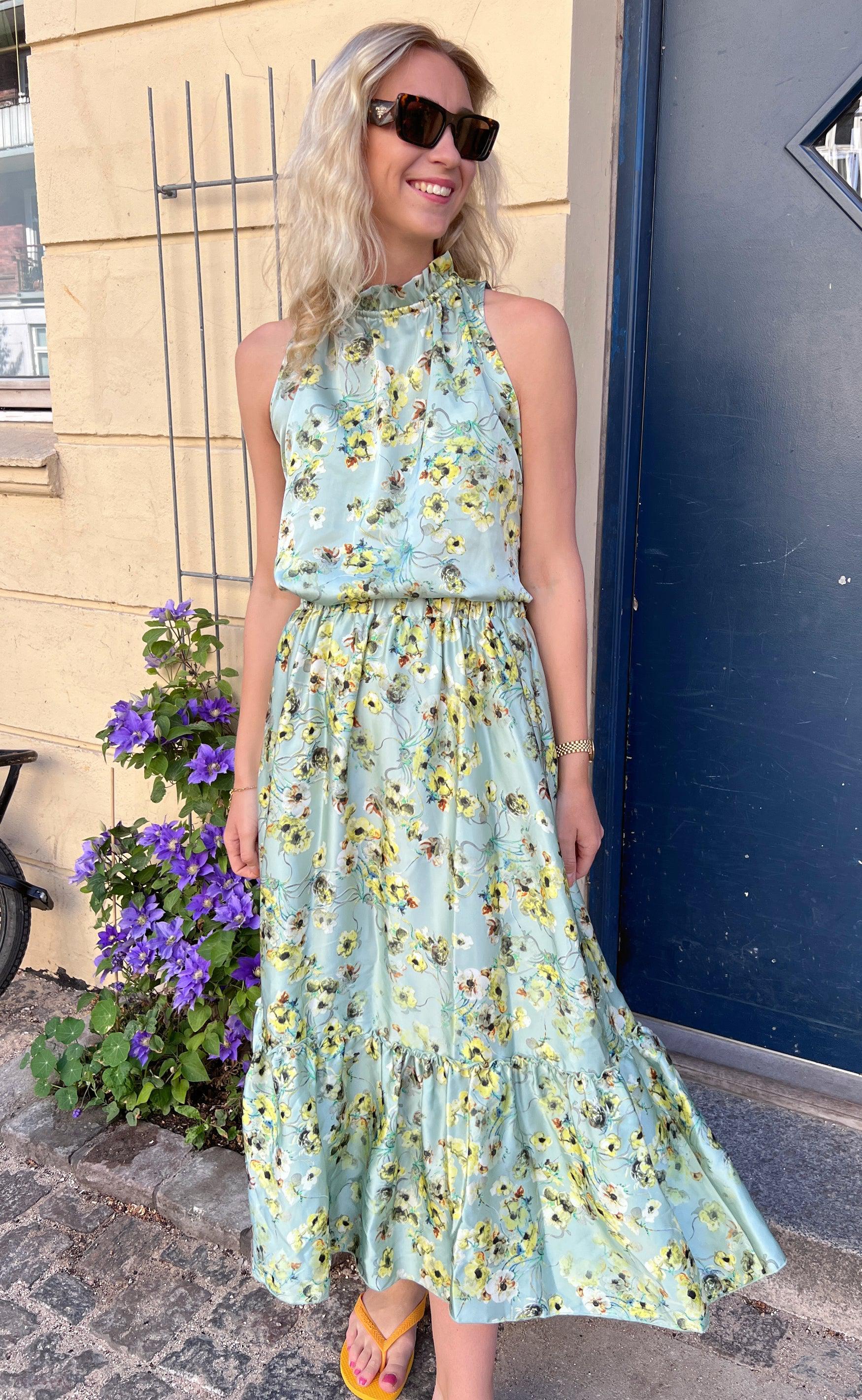 Say INA Copenhagen Nederdel - Hanna - Green Summer