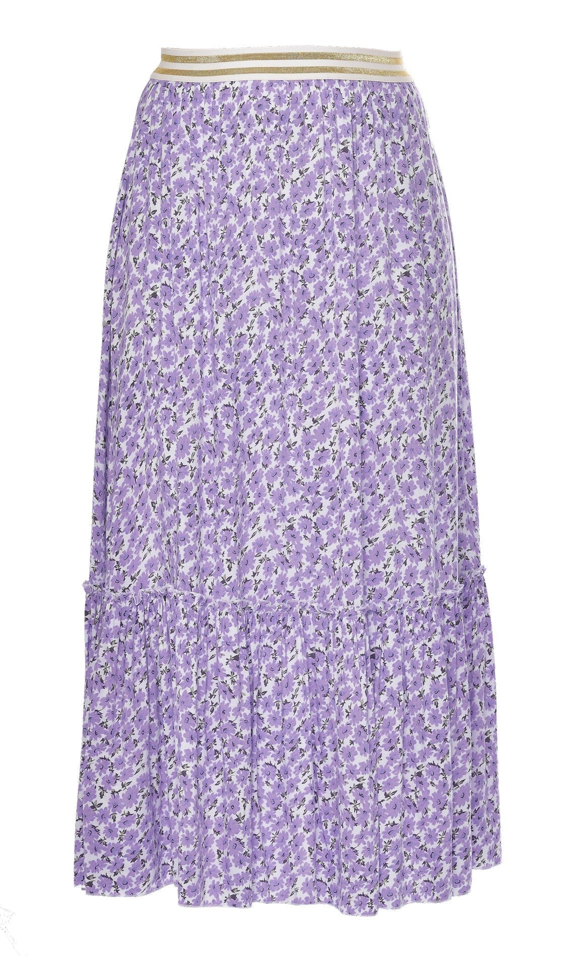 Say INA Copenhagen Nederdel - Hanna - Purple Flower