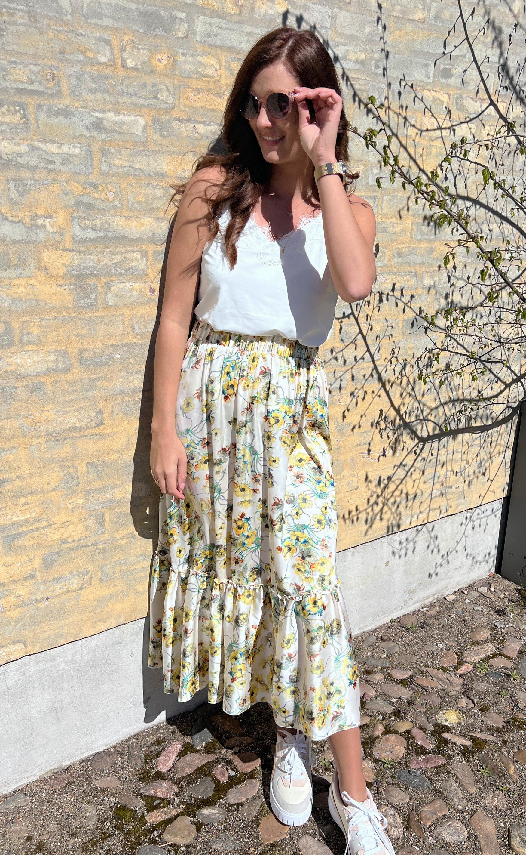 Say INA Copenhagen Nederdel - Hanna - White Summer