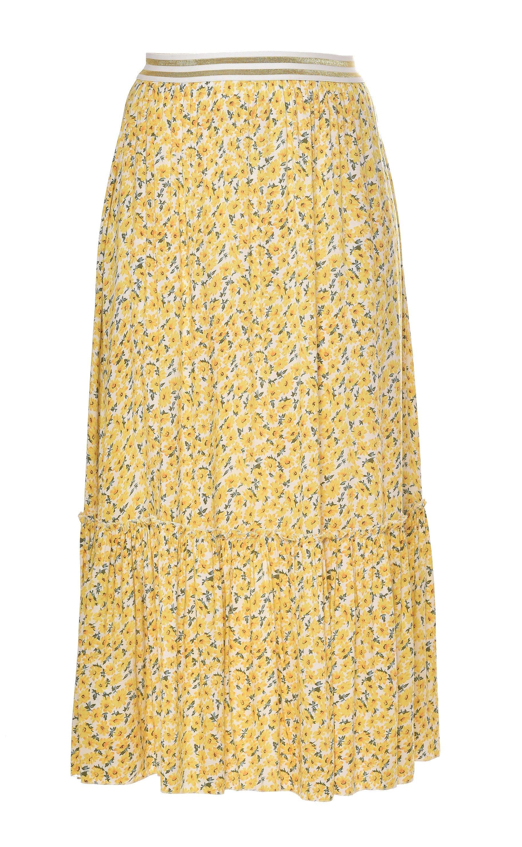 Say INA Copenhagen Nederdel - Hanna - Yellow Flower