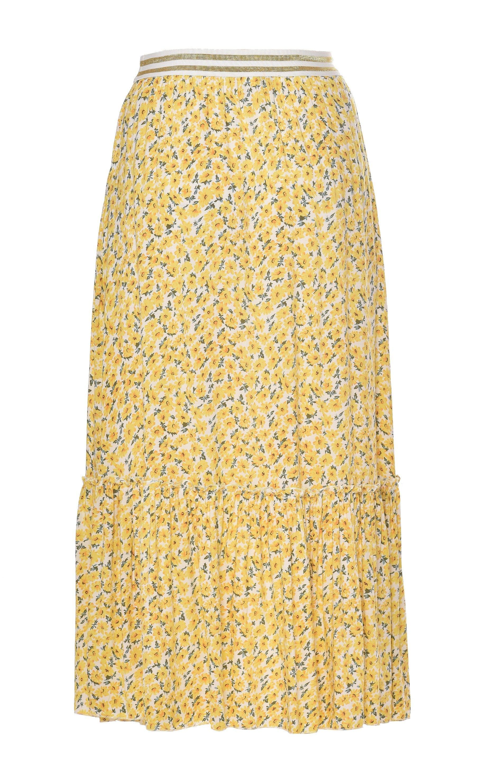 Say INA Copenhagen Nederdel - Hanna - Yellow Flower