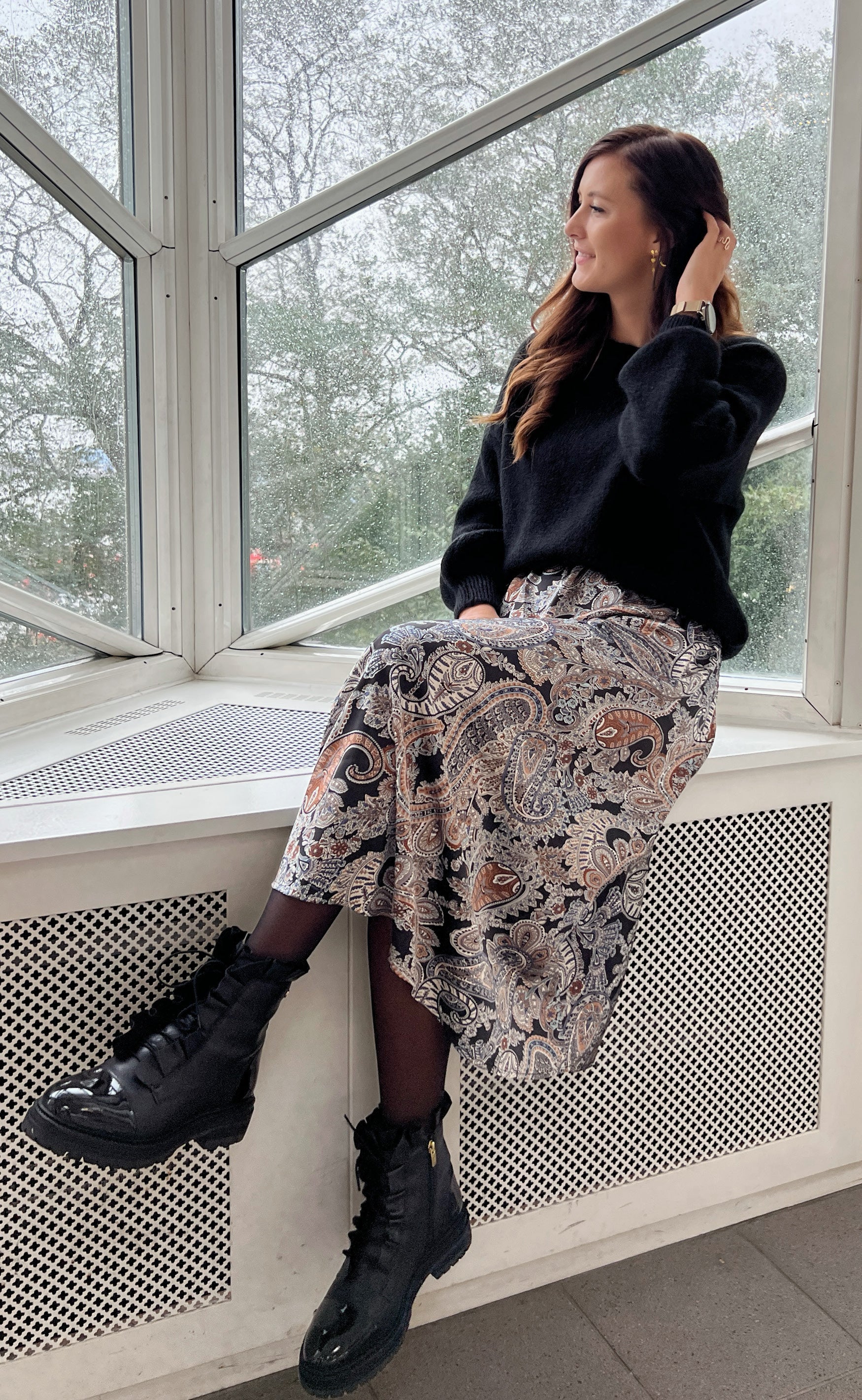 Say INA Copenhagen Nederdel - Hanne - Paisley Night