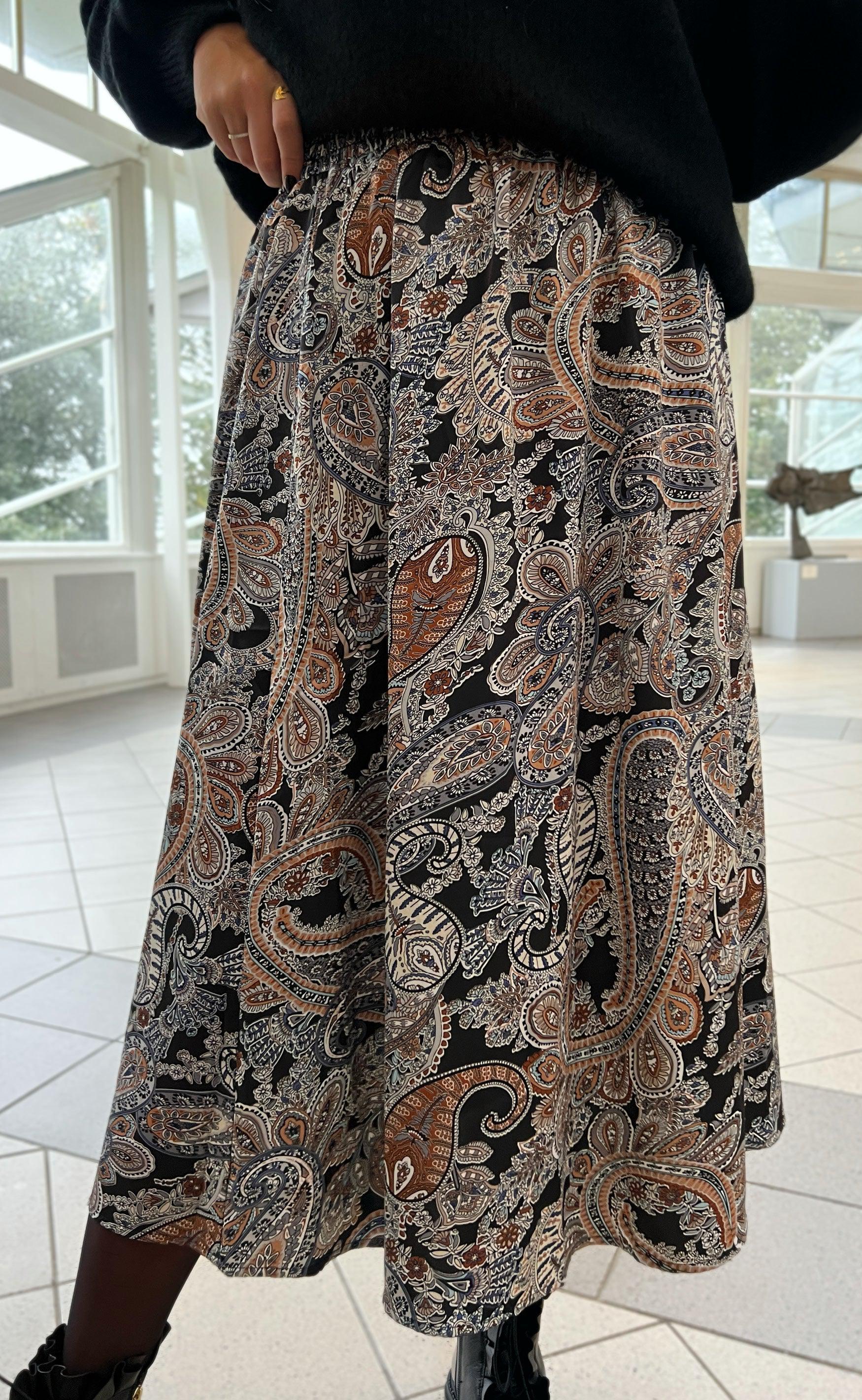 Say INA Copenhagen Nederdel - Hanne - Paisley Night