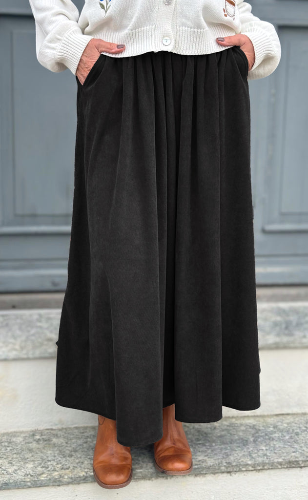 Say INA Copenhagen Nederdel - Lucia - Black Corduroy