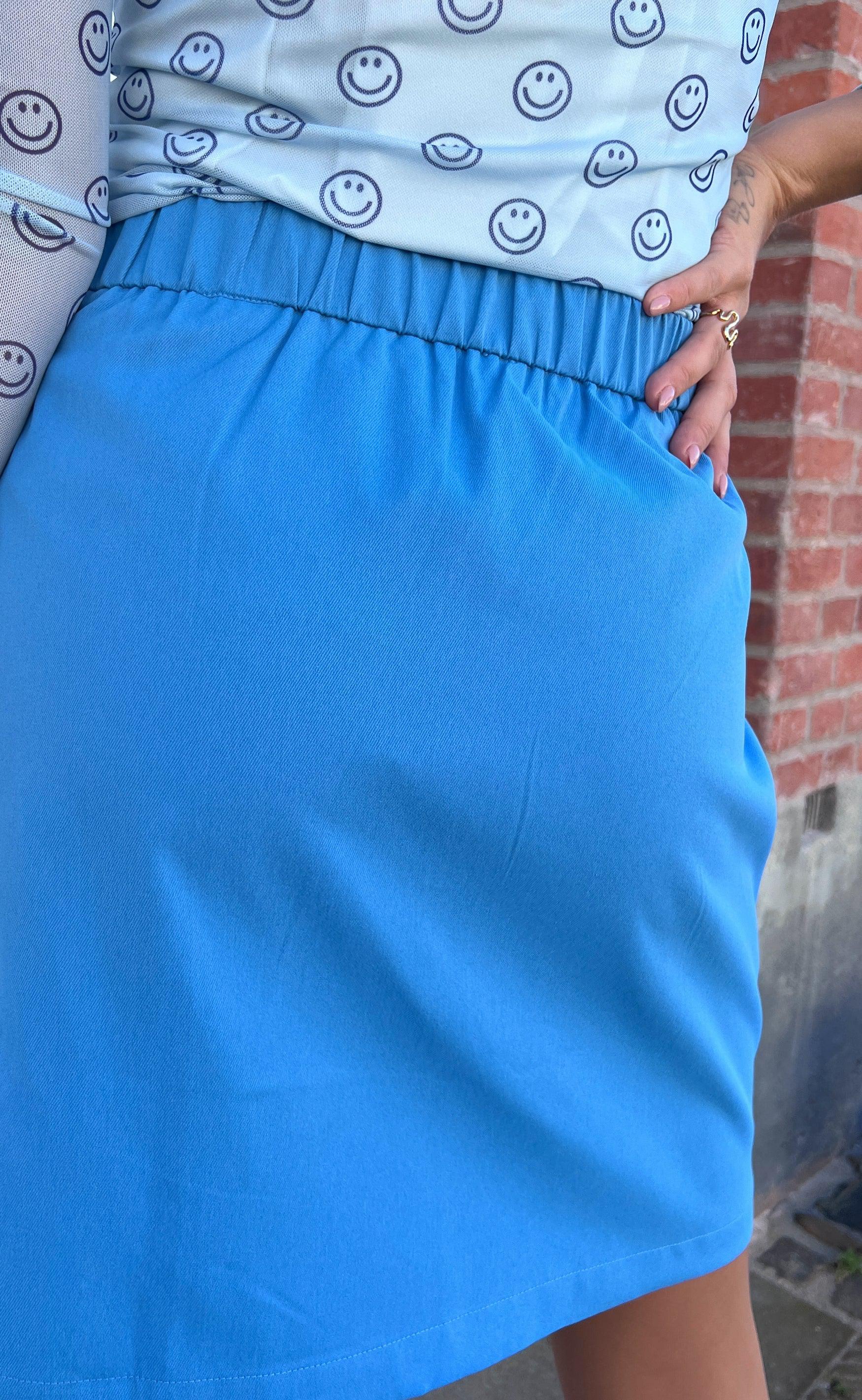 Say INA Copenhagen Nederdel - Mai - Medium Blue