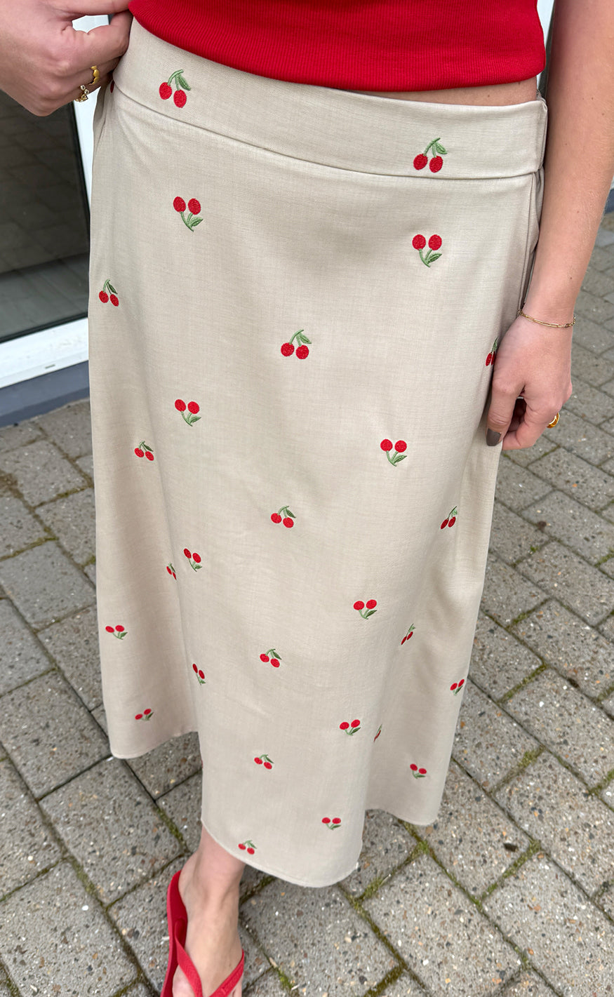 Say INA Copenhagen Nederdel - Naja - Sand W. Cherries