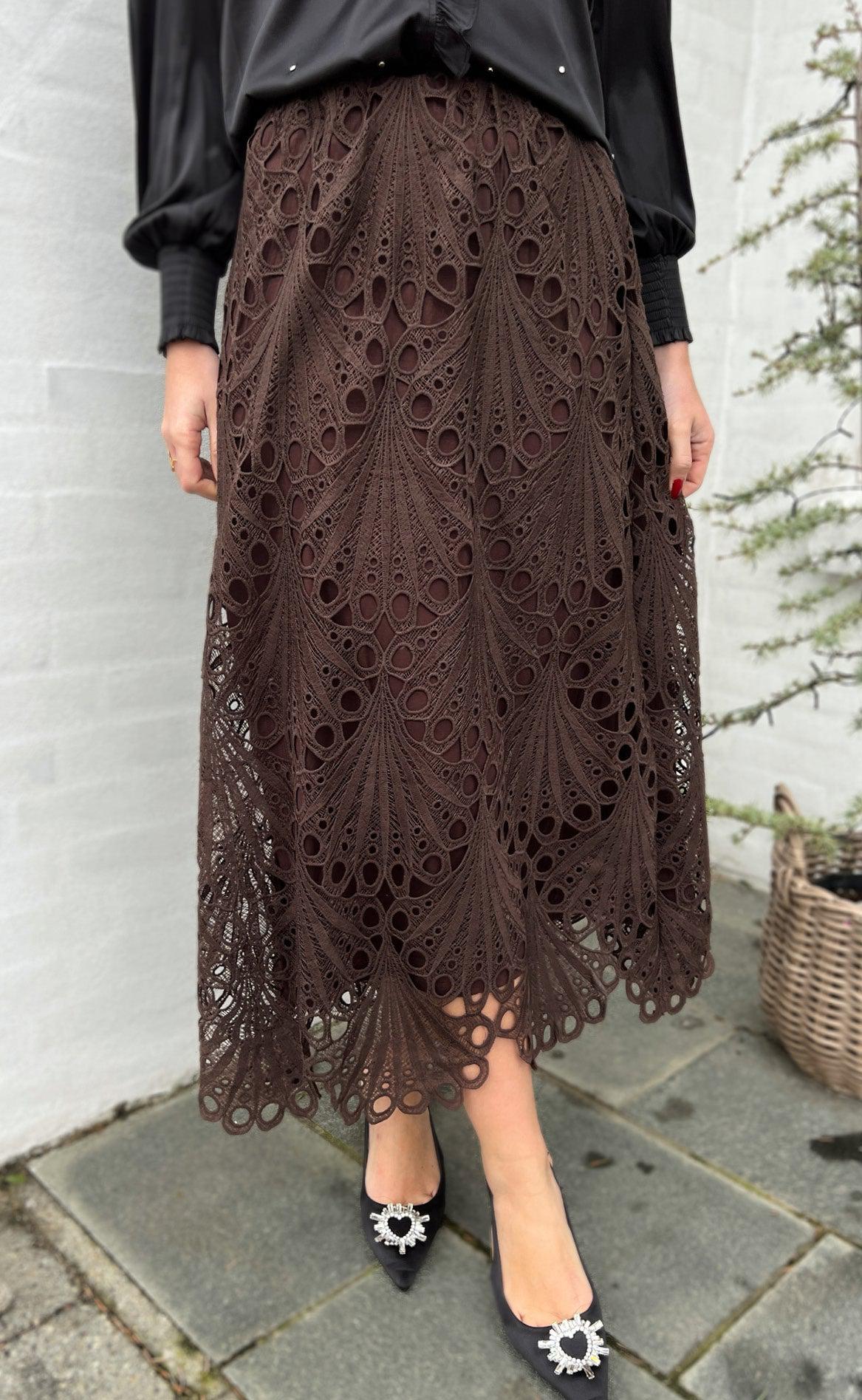 Say INA Copenhagen Nederdel - Taylor - Chocolate Brown