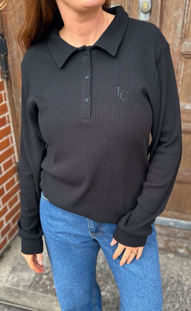 Say INA Copenhagen Polo - Rimona - Black