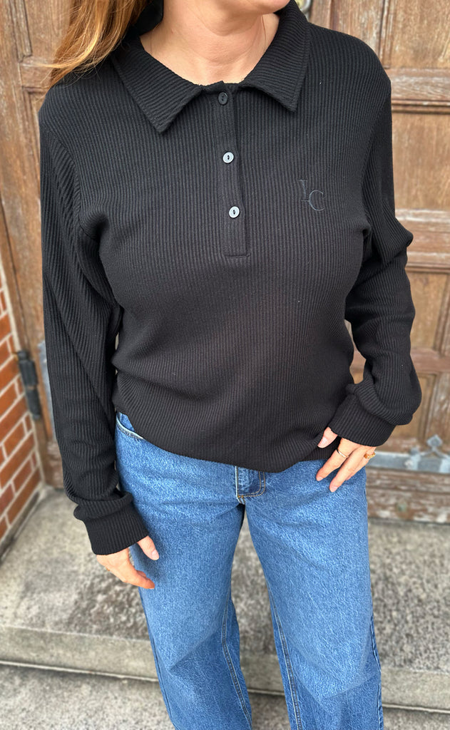 Say INA Copenhagen Polo - Rimona - Black