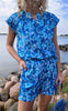 Say INA Copenhagen Shorts - Amelia - Blue Flower
