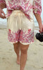 Say INA Copenhagen Shorts - Carly - White W. Pink Print