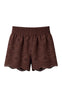 Say INA Copenhagen Shorts - Emilia Embroidery - Dark Brown