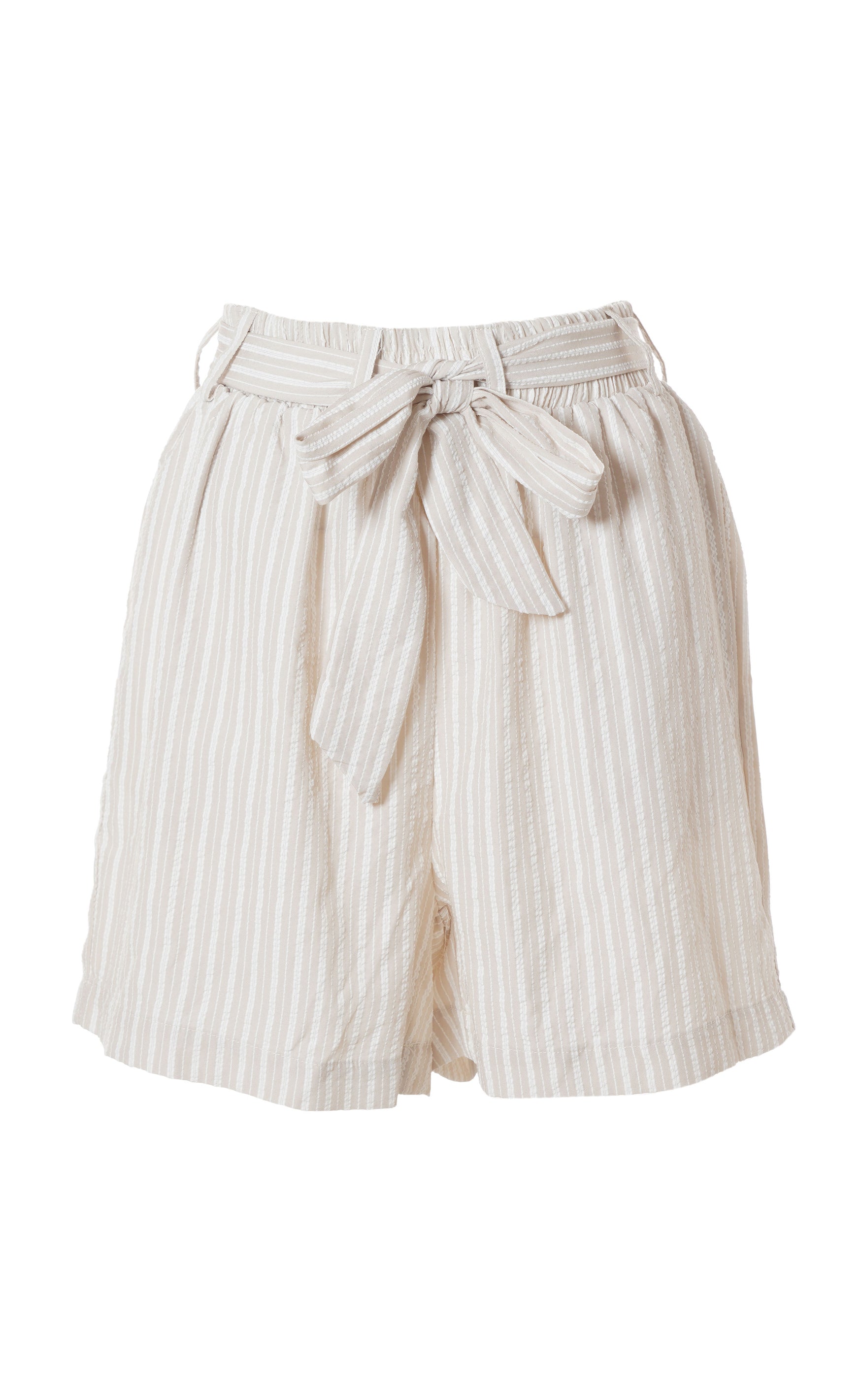 Say INA Copenhagen Shorts - Grace - Camel/White Stripe