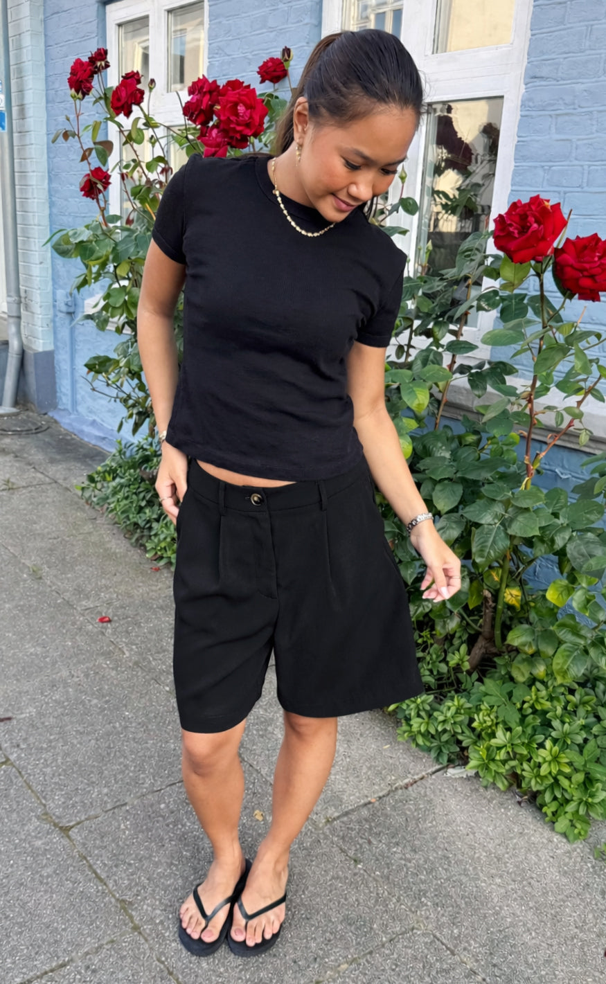 Say INA Copenhagen Shorts - Sanna - Black