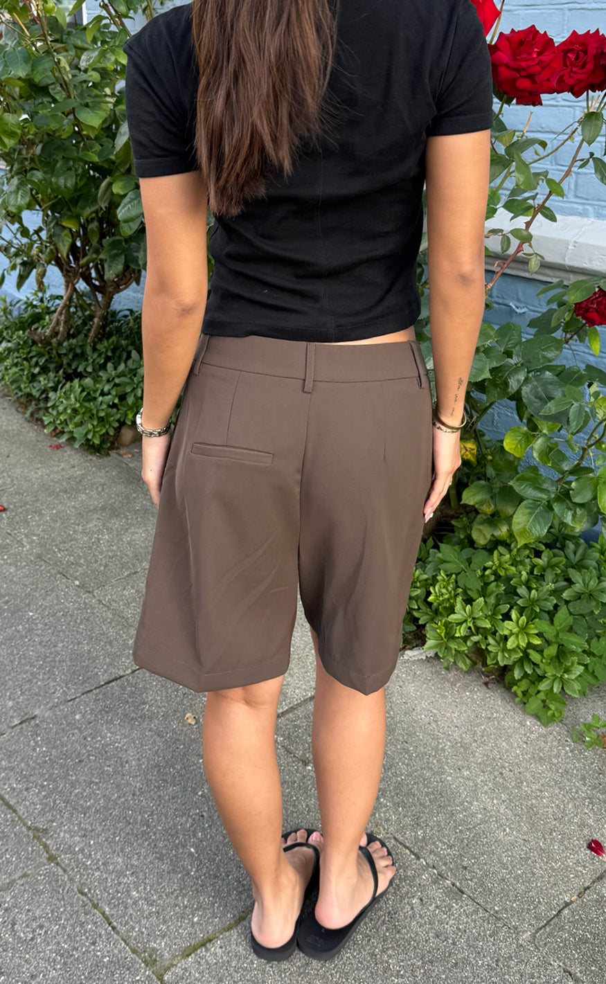 Say INA Copenhagen Shorts - Sanna - Dark Brown