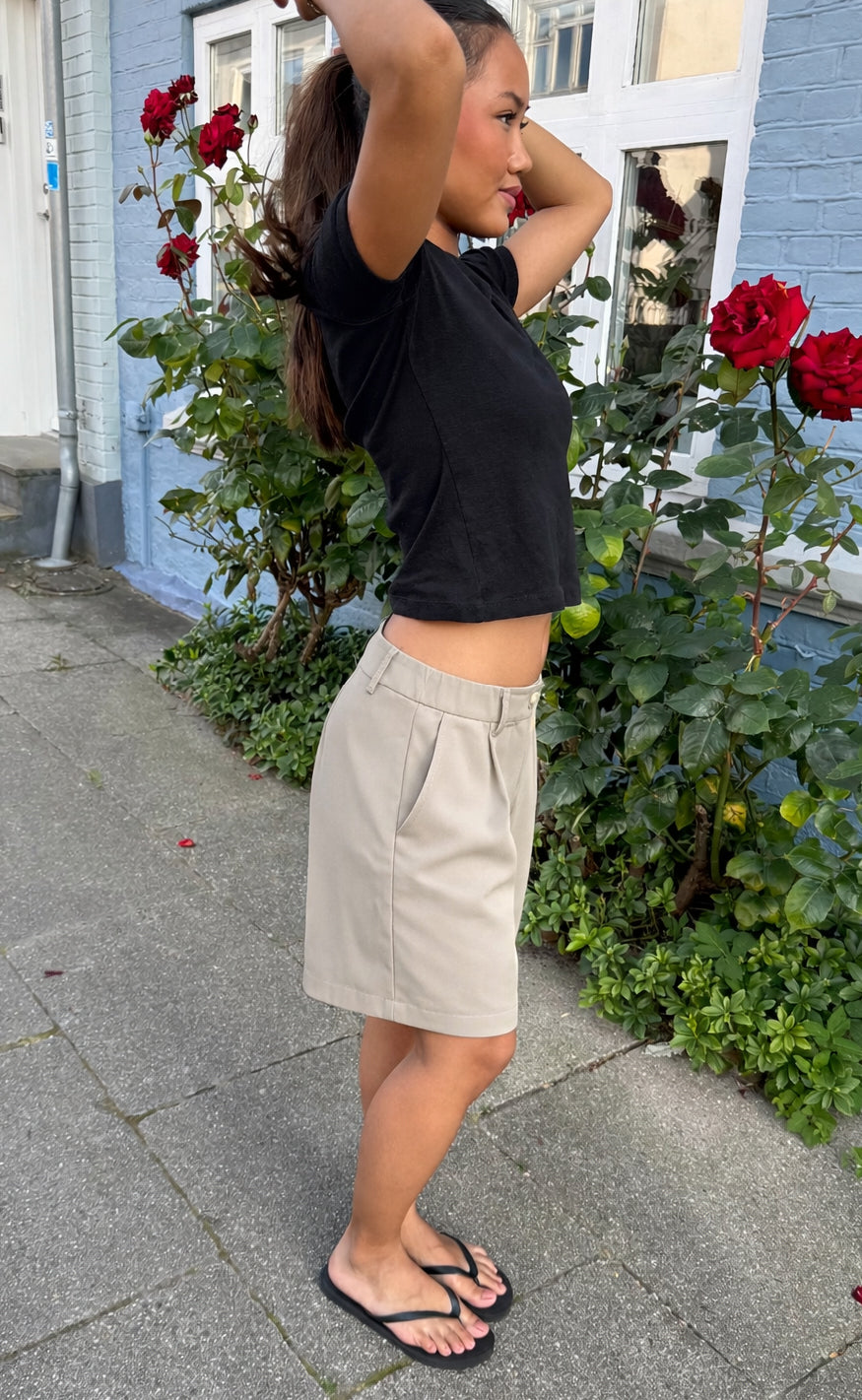 Say INA Copenhagen Shorts - Sanna - Latte