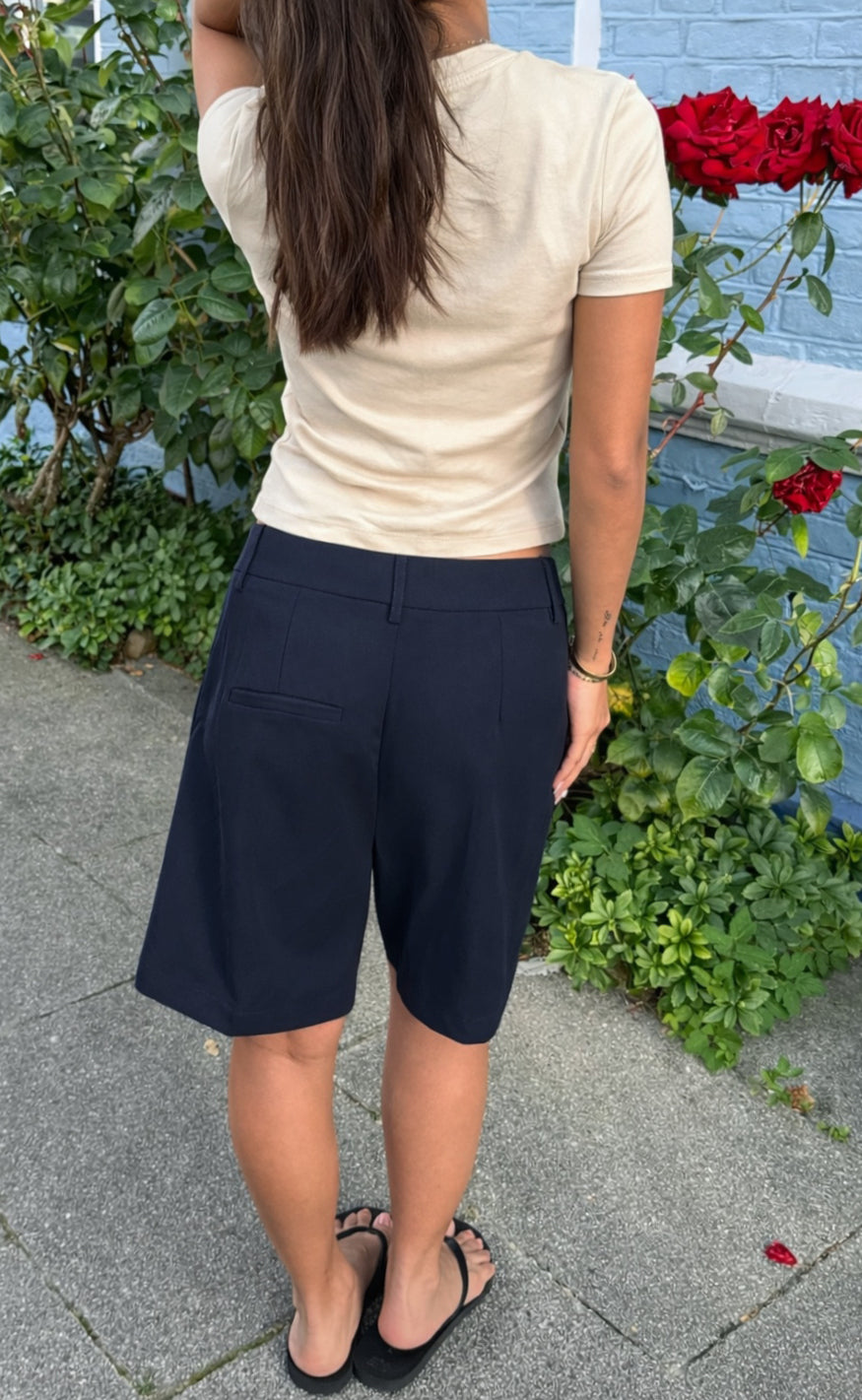 Say INA Copenhagen Shorts - Sanna - Navy