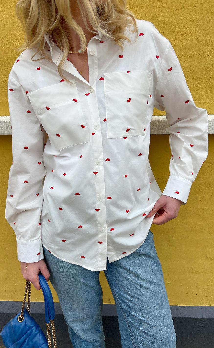Say INA Copenhagen Skjorte - Annet - Red Hearts