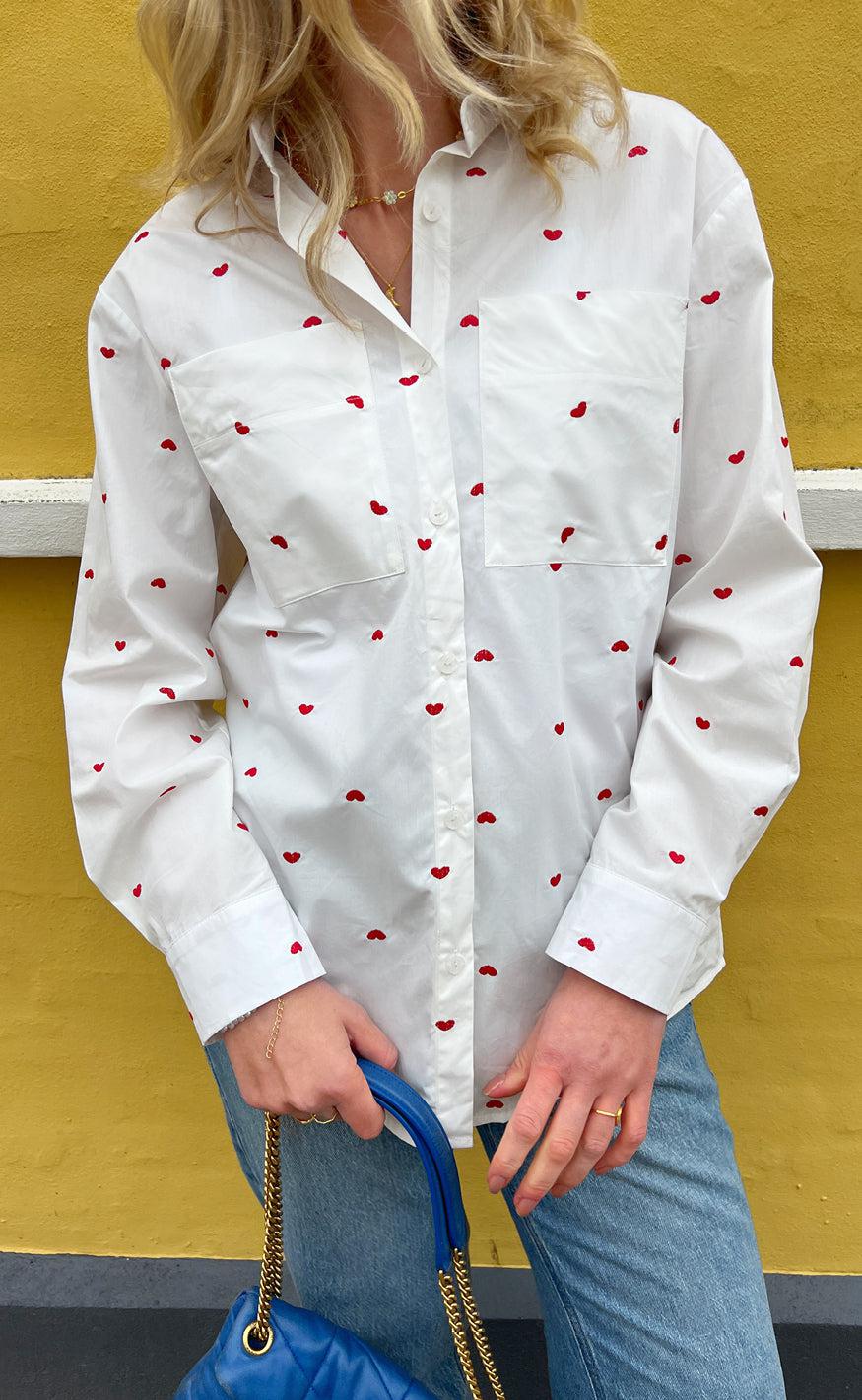Say INA Copenhagen Skjorte - Annet - Red Hearts