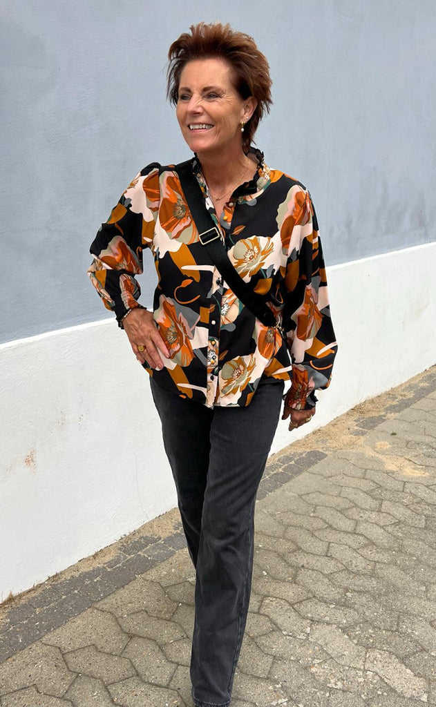 Say INA Copenhagen Skjorte - Augusta - Mixed Big Flower