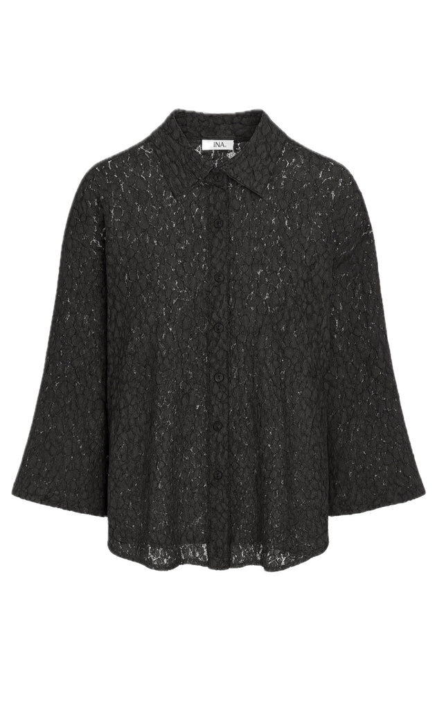 Say INA Copenhagen Skjorte - Belle Lace - Black