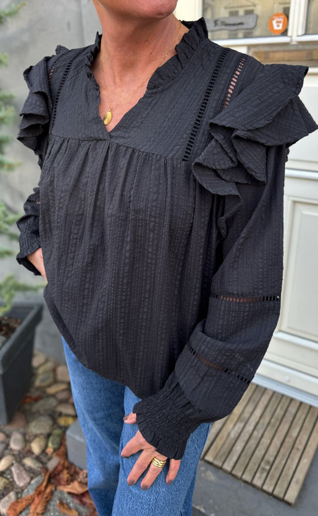 Say INA Copenhagen Skjorte - Ditte - Black