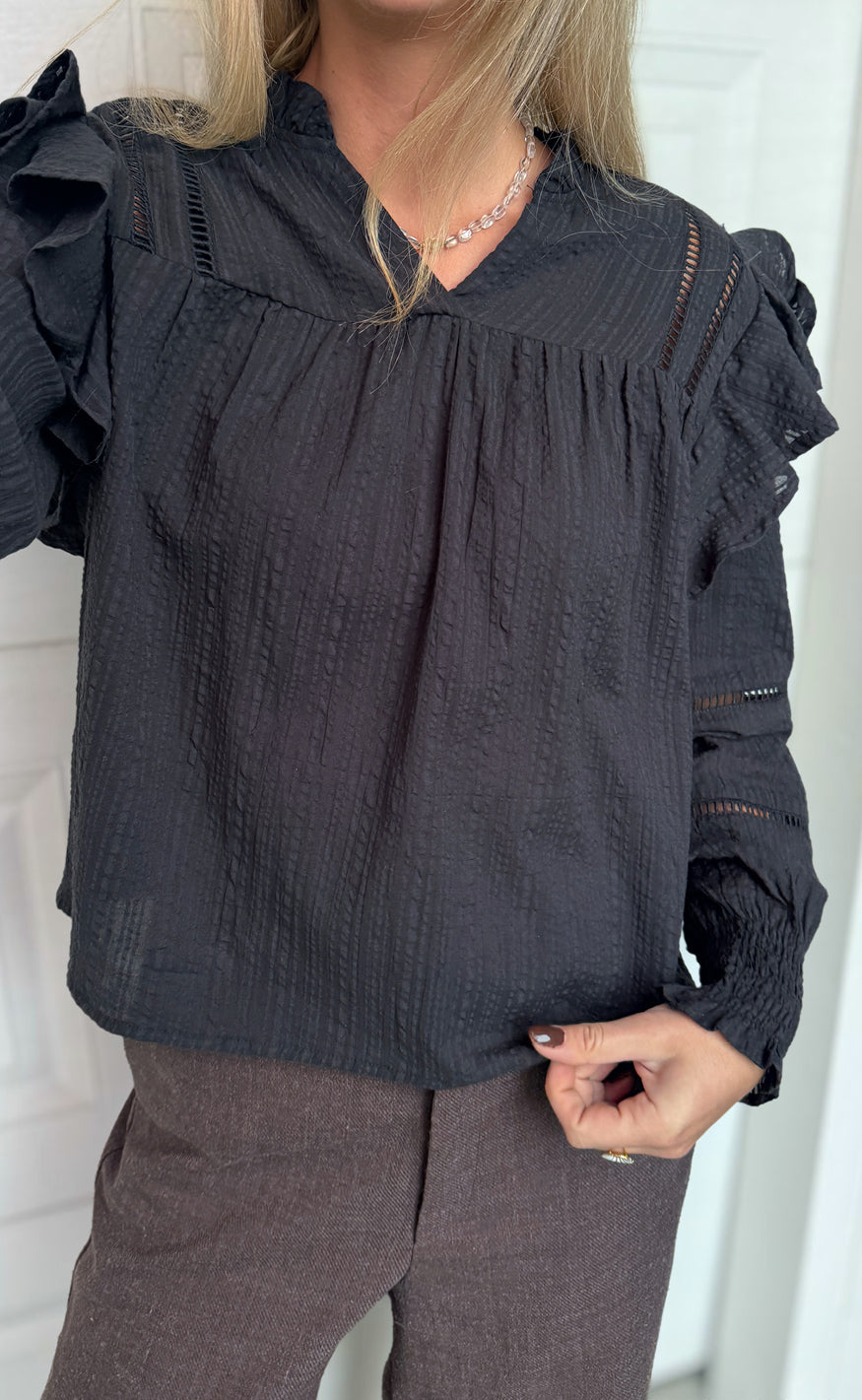 Say INA Copenhagen Skjorte - Ditte - Black
