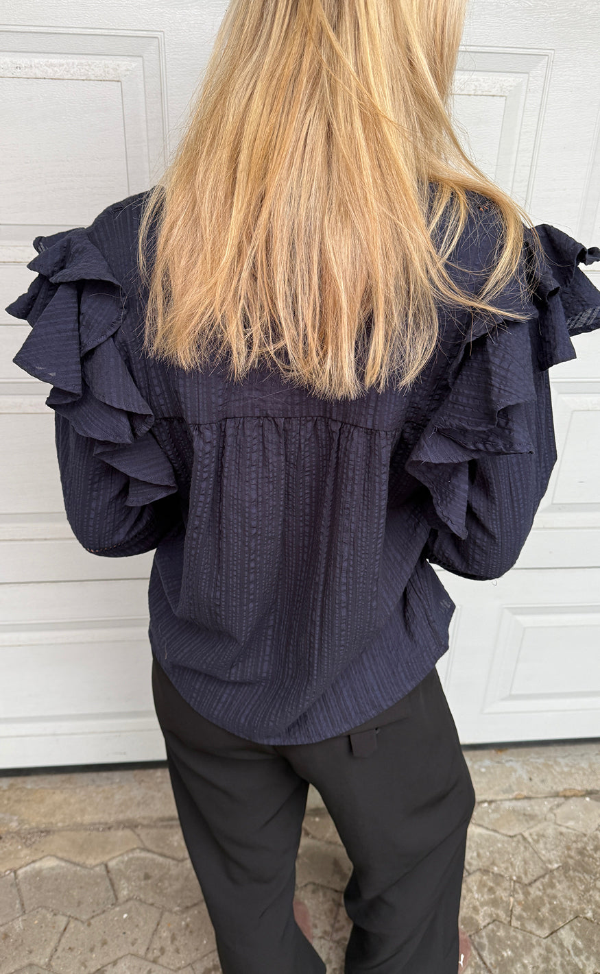 Say INA Copenhagen Skjorte - Ditte - Navy Blue