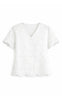 Say INA Copenhagen Skjorte - Emilia Embroidery - White