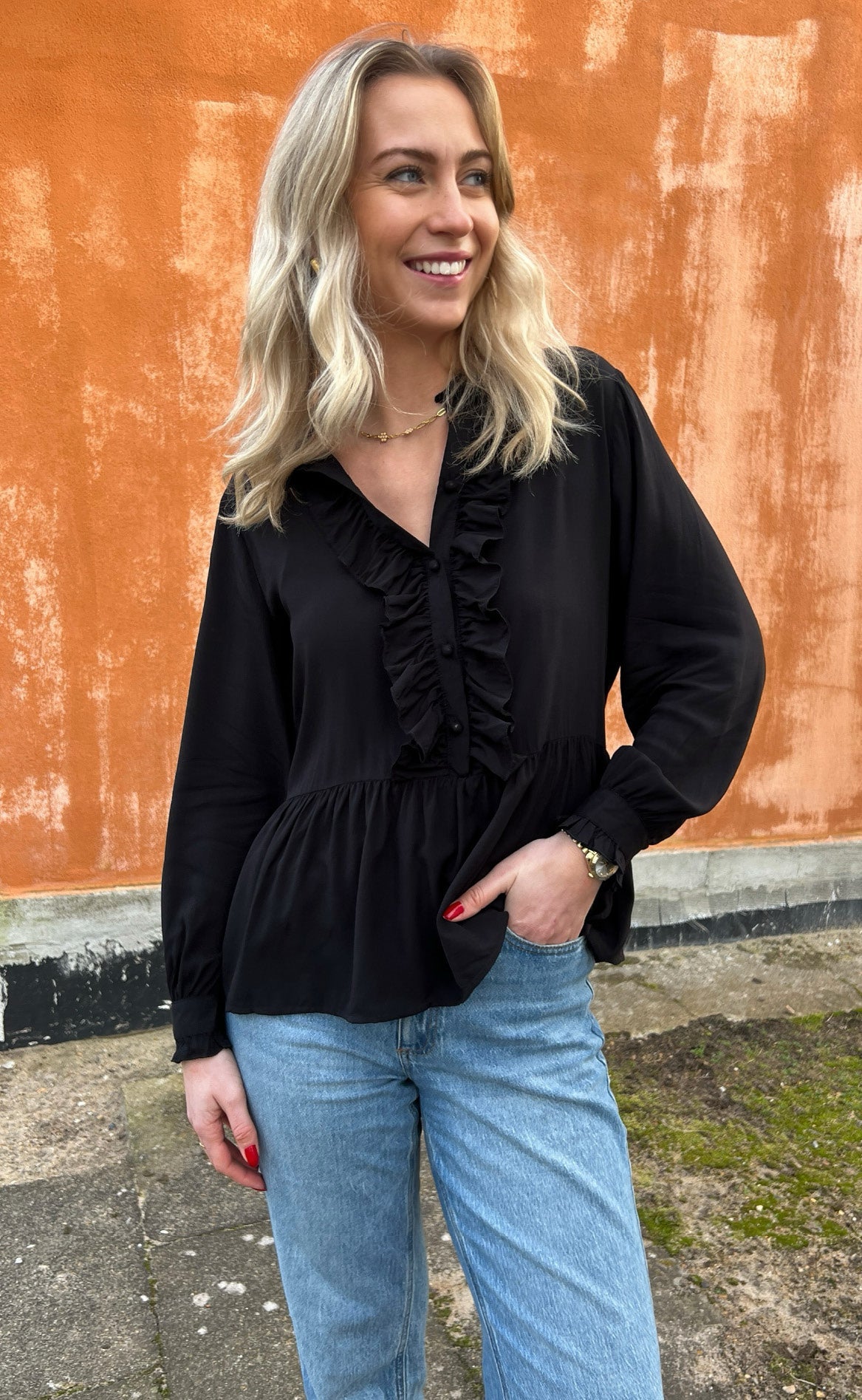 Say INA Copenhagen Skjorte - Evie - Black Viscose
