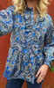 Say INA Copenhagen Skjorte - Evie - New Blue Paisley