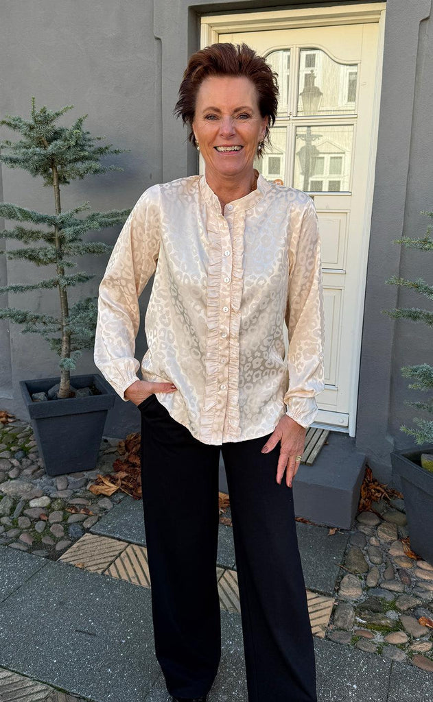 Say INA Copenhagen Skjorte - Florina - Light Leopard