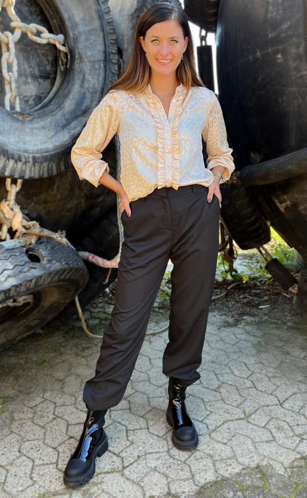 Say INA Copenhagen Skjorte - Florina - Light Leopard