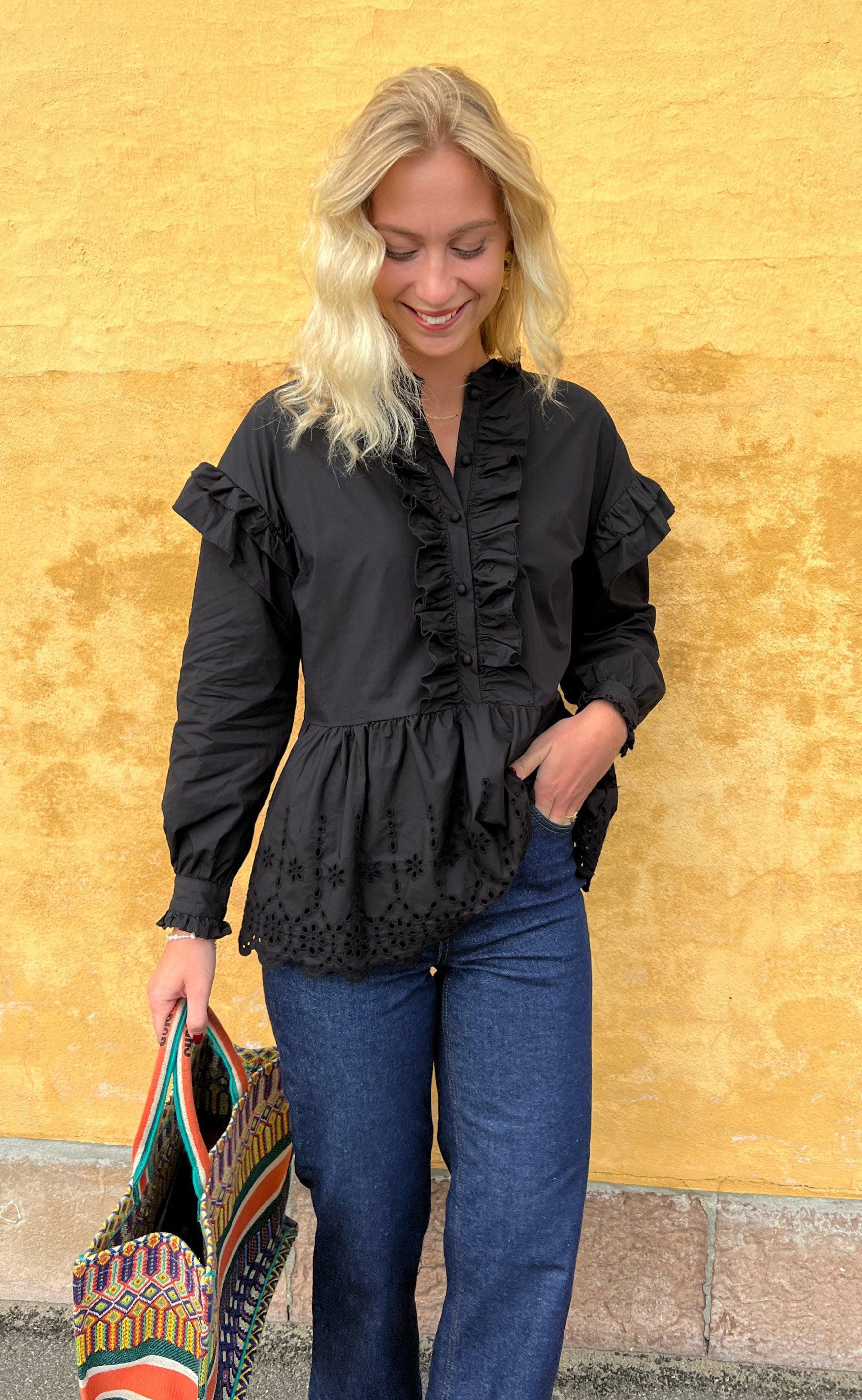 Say INA Copenhagen Skjorte - Frida - Black