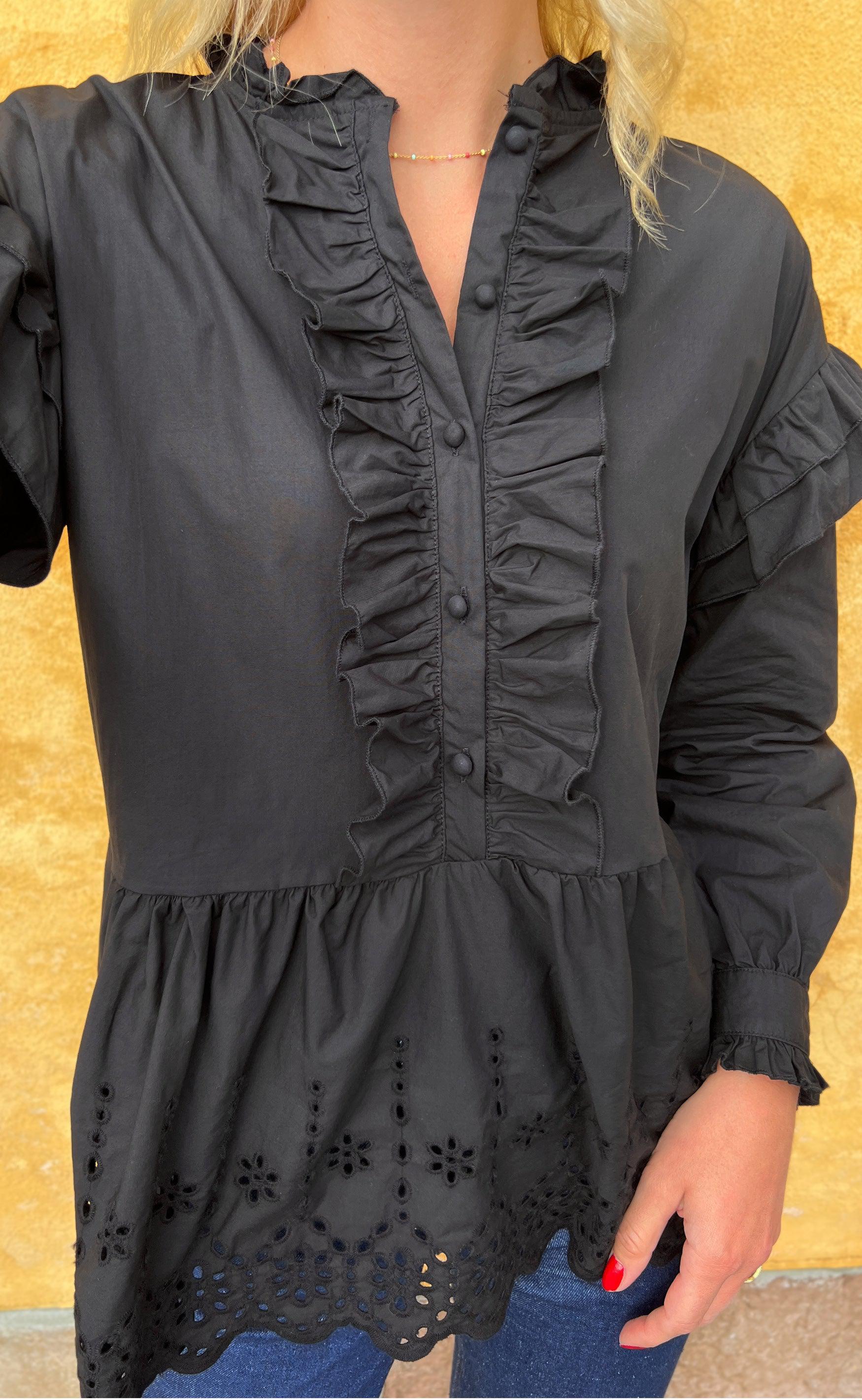 Say INA Copenhagen Skjorte - Frida - Black