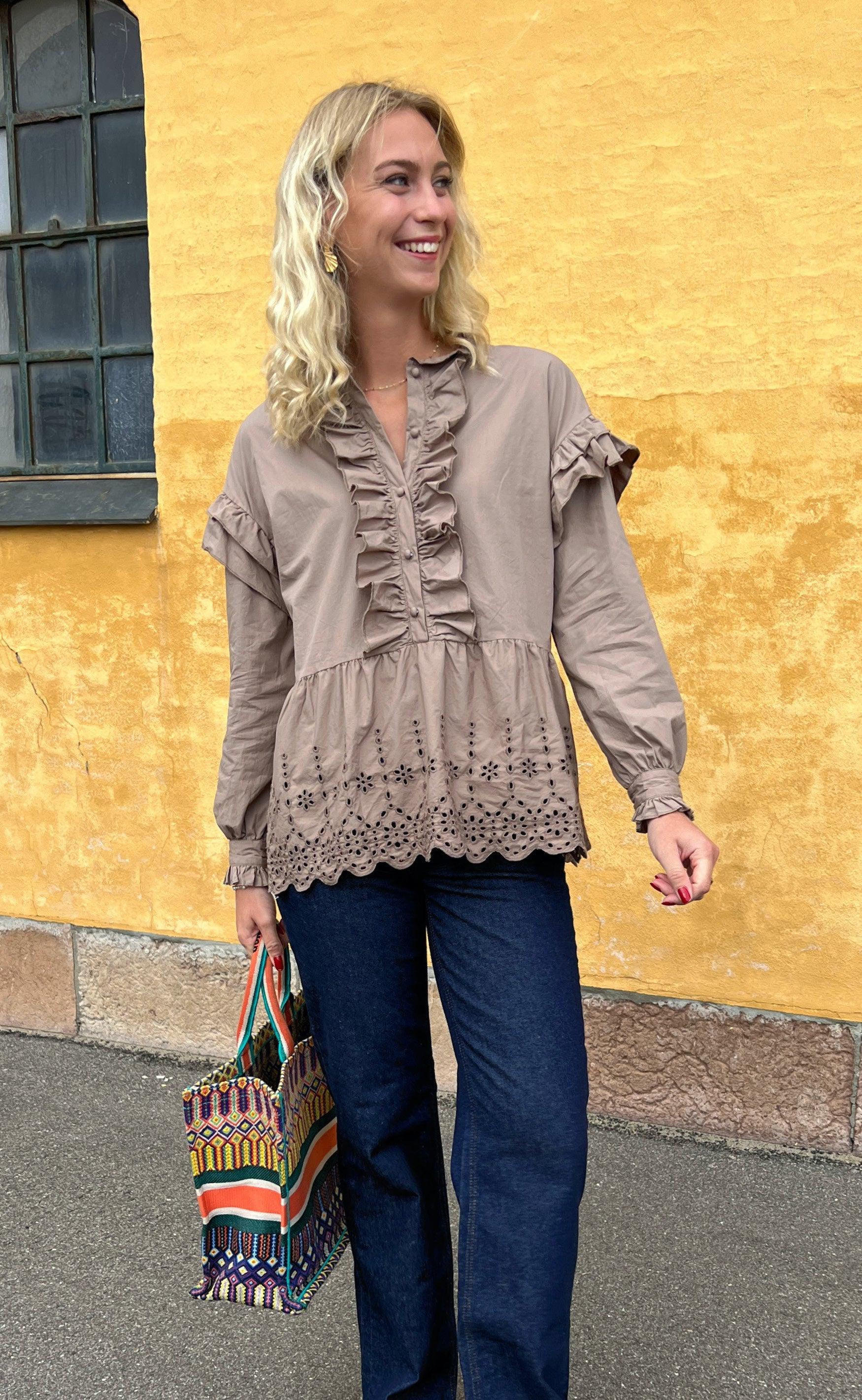 Say INA Copenhagen Skjorte - Frida - Brown
