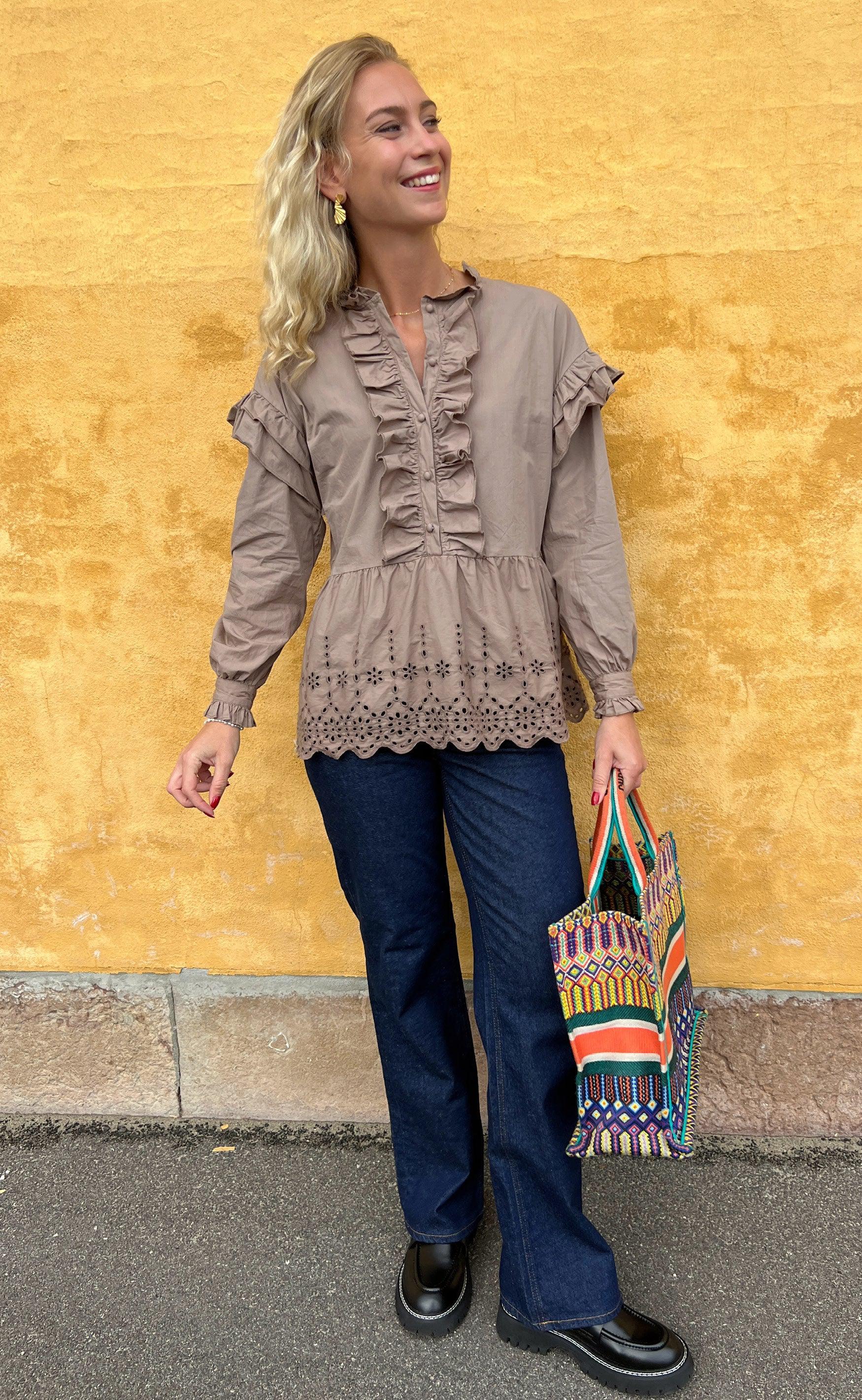 Say INA Copenhagen Skjorte - Frida - Brown