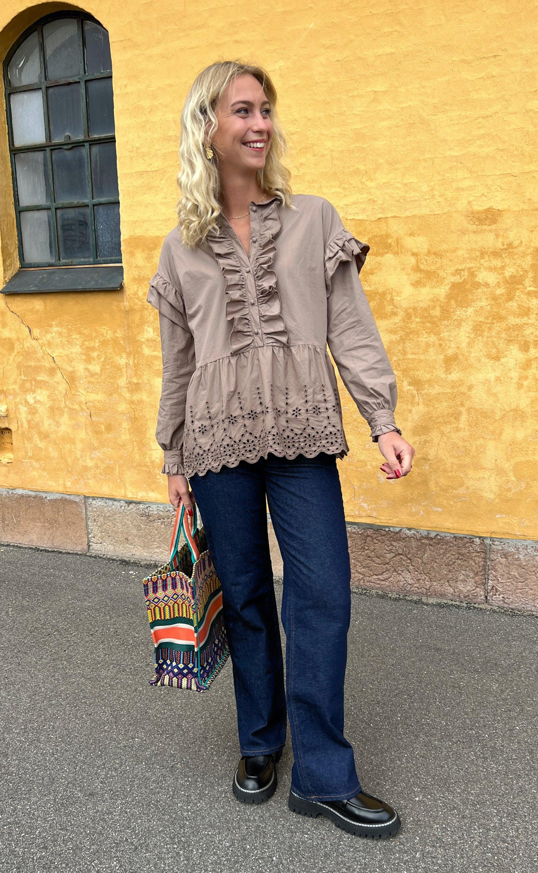 Say INA Copenhagen Skjorte - Frida - Brown