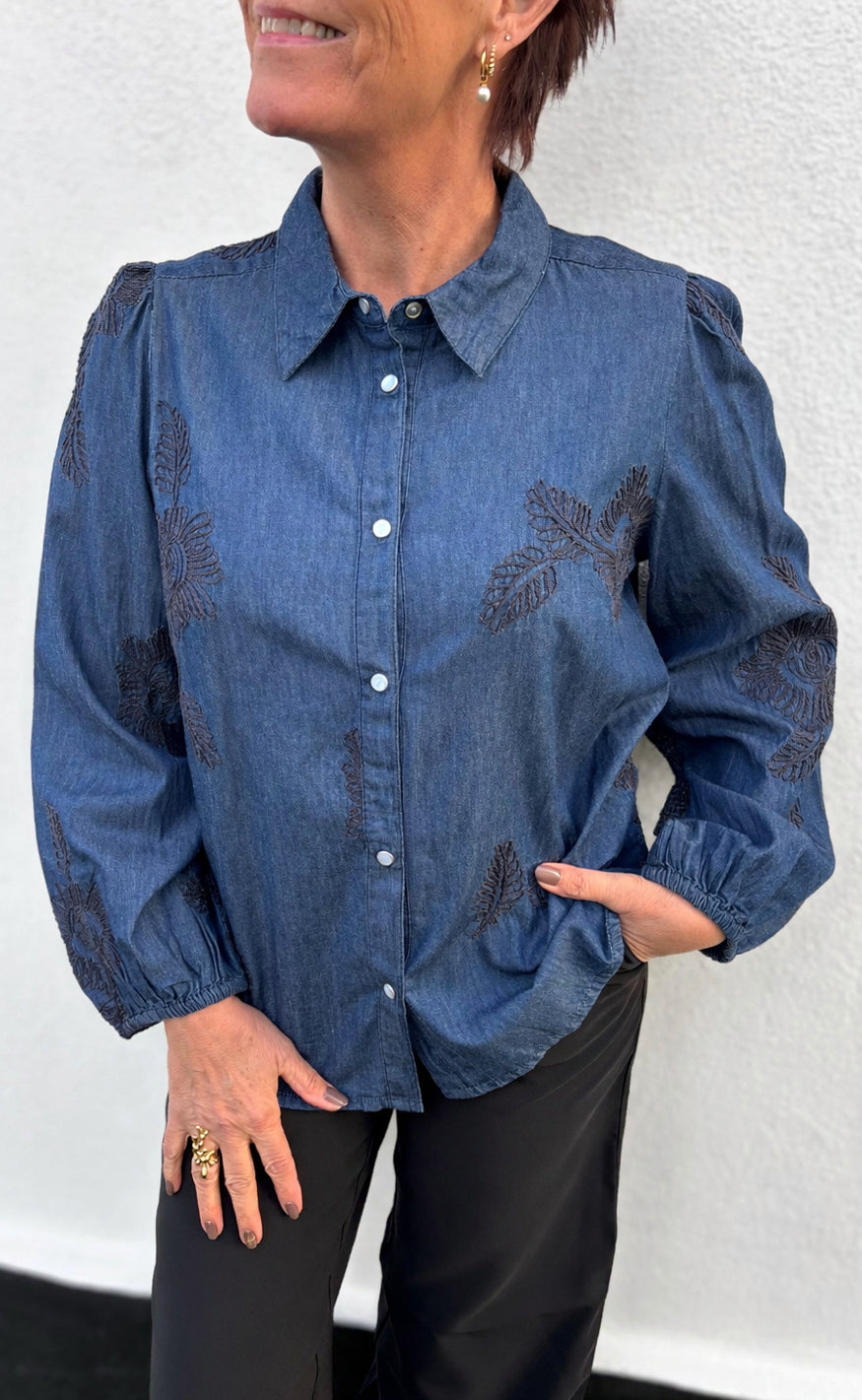 Say INA Copenhagen Skjorte - Jessi - Denim Blue