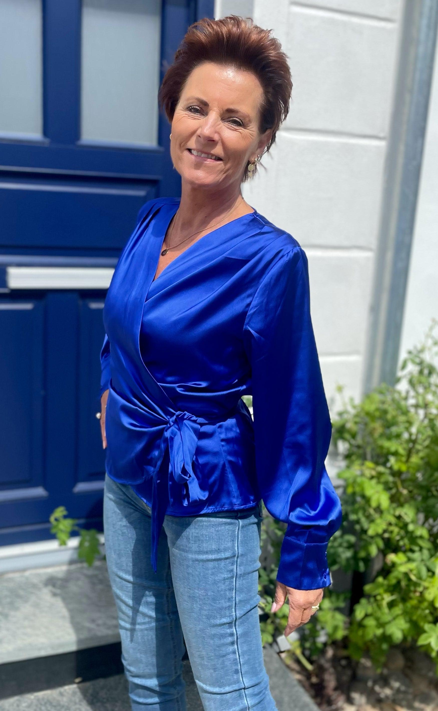 Say INA Copenhagen Skjorte - Josse - Dark Blue