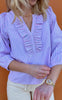 Say INA Copenhagen Skjorte - Katinka - Pink Striped