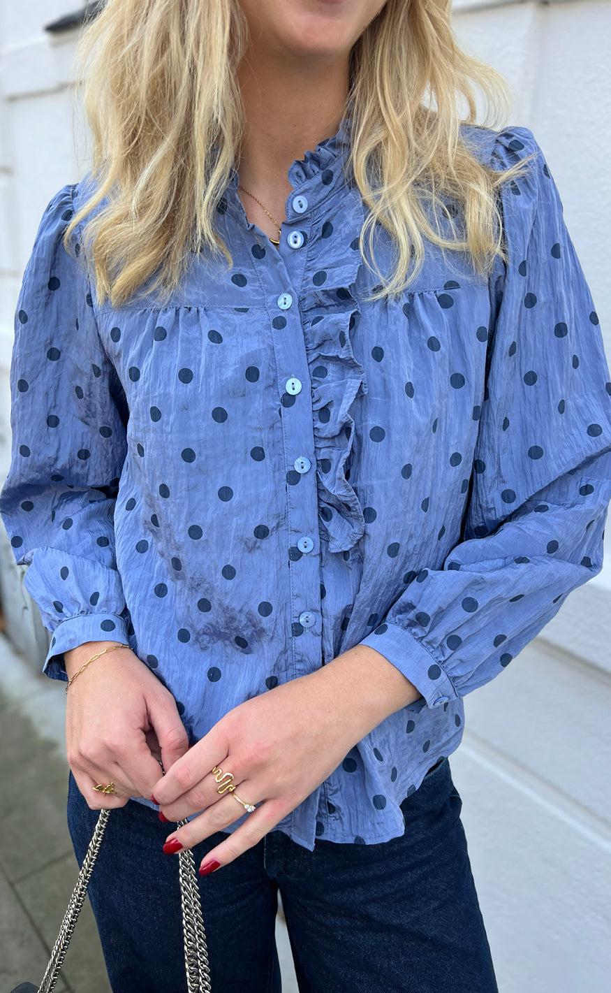 Say INA Copenhagen Skjorte - Kesha - Blue Dots