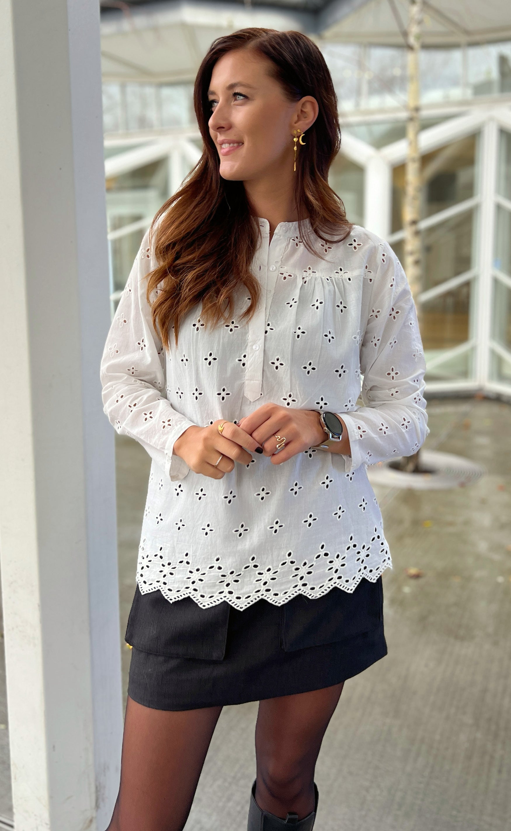 Say INA Copenhagen Skjorte - Kia - White