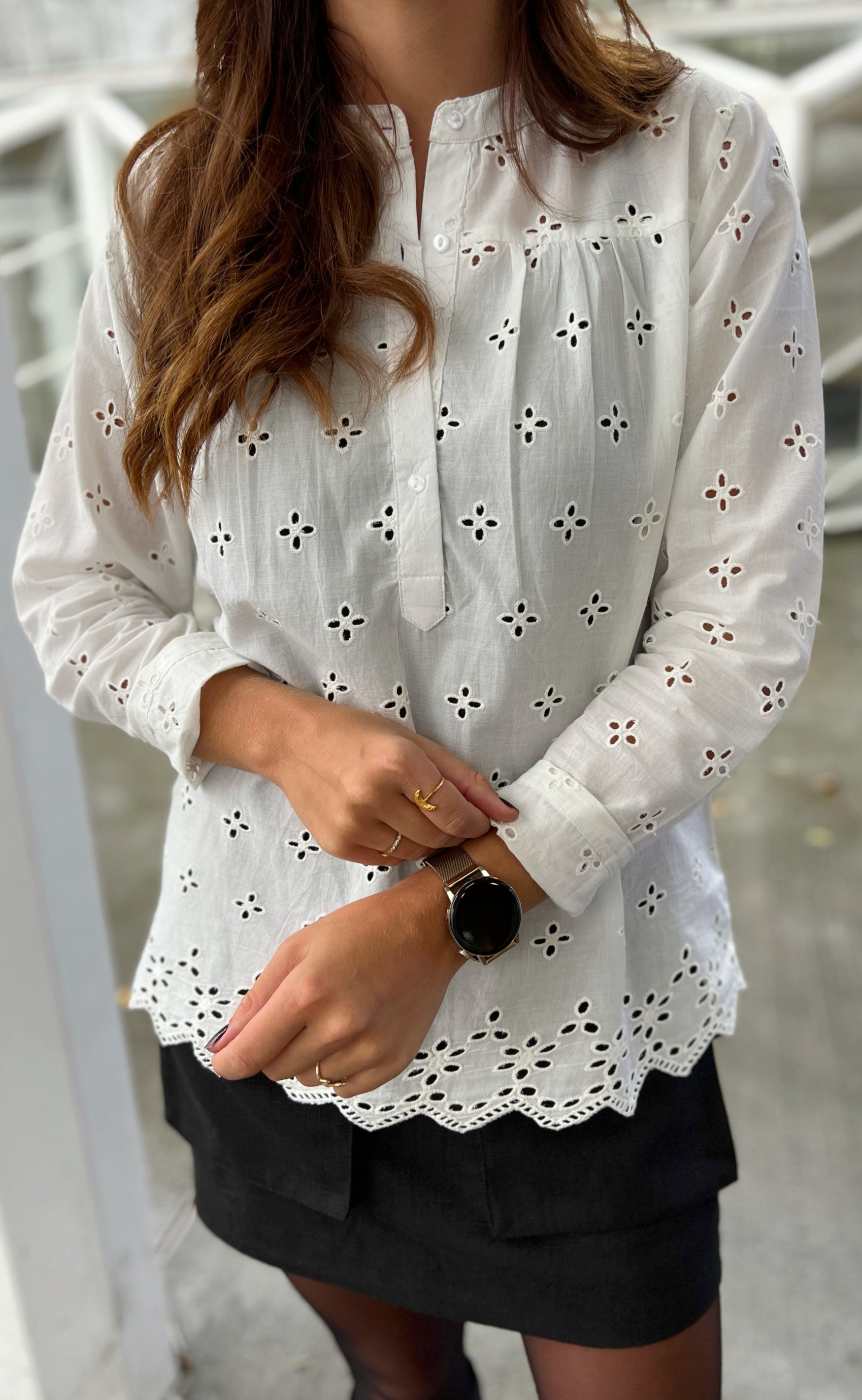 Say INA Copenhagen Skjorte - Kia - White