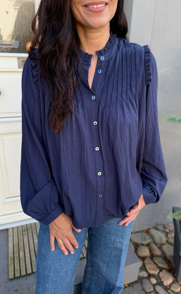 Say INA Copenhagen Skjorte - Loui - Navy Blue