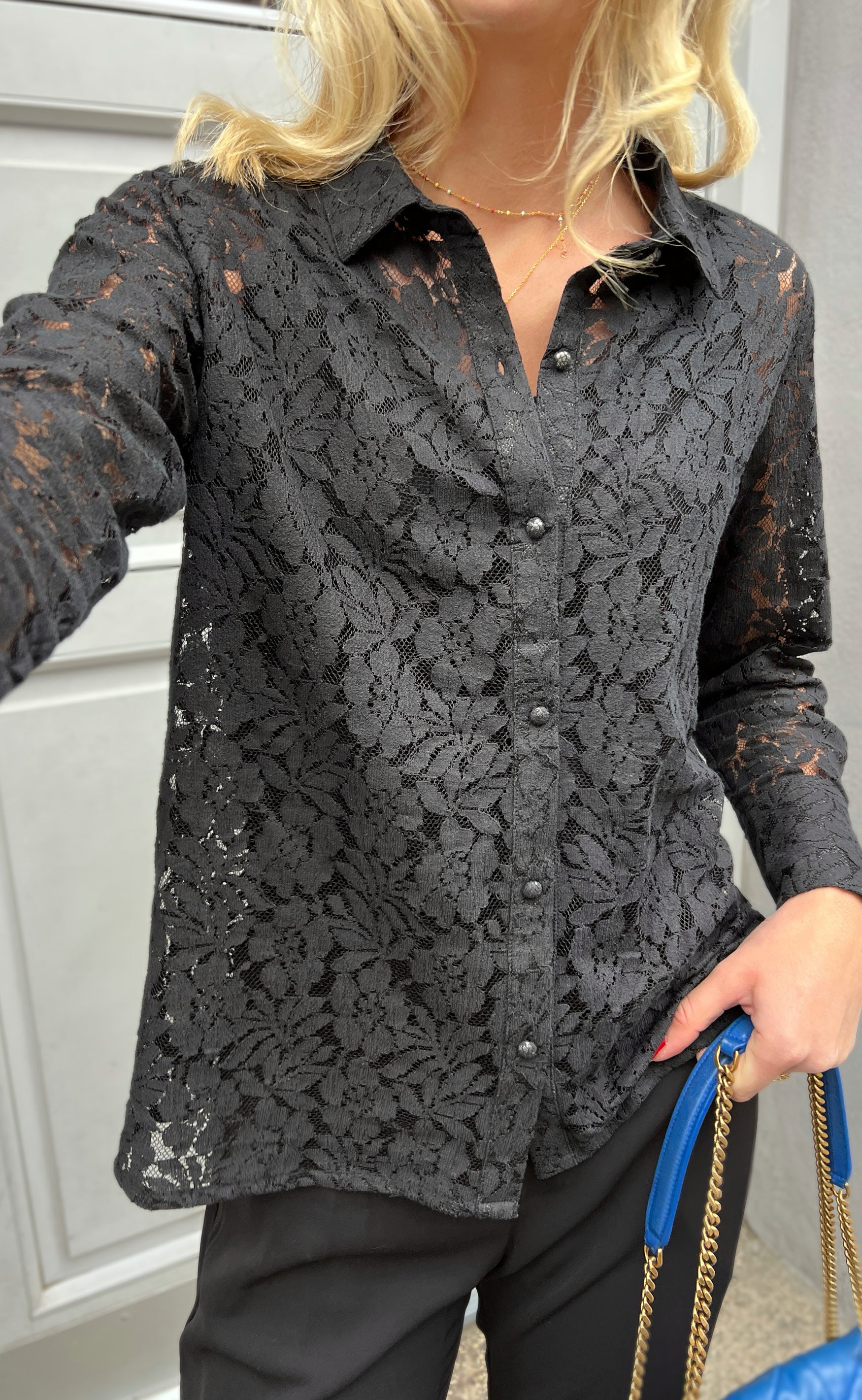 Say INA Copenhagen Skjorte - Lucca - Black Lace